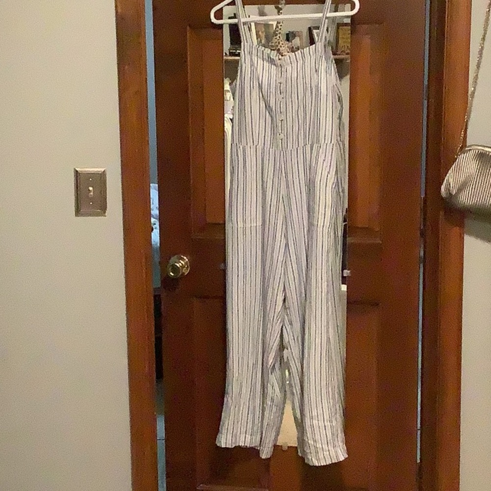 Old navy striped romper XS